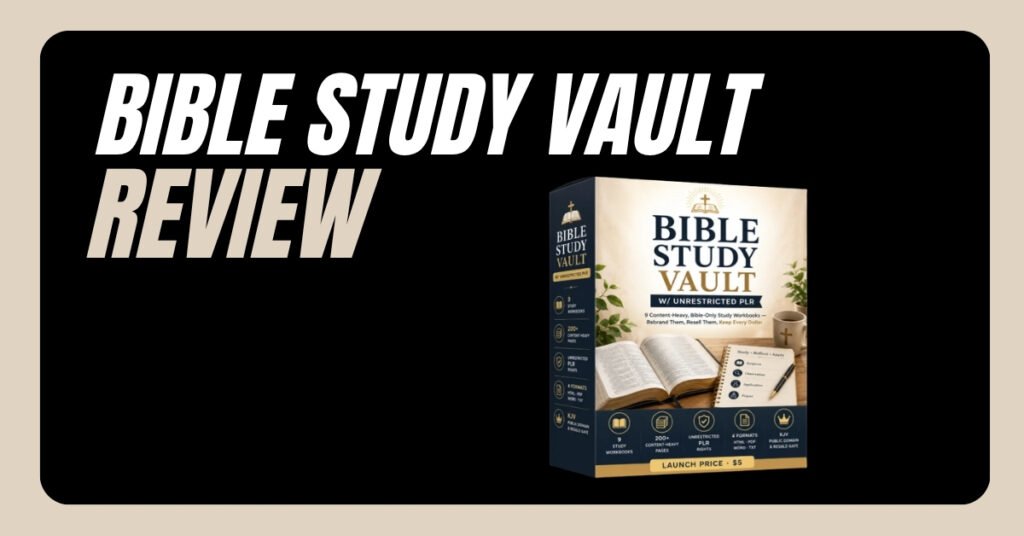 Bible Study Vault Review